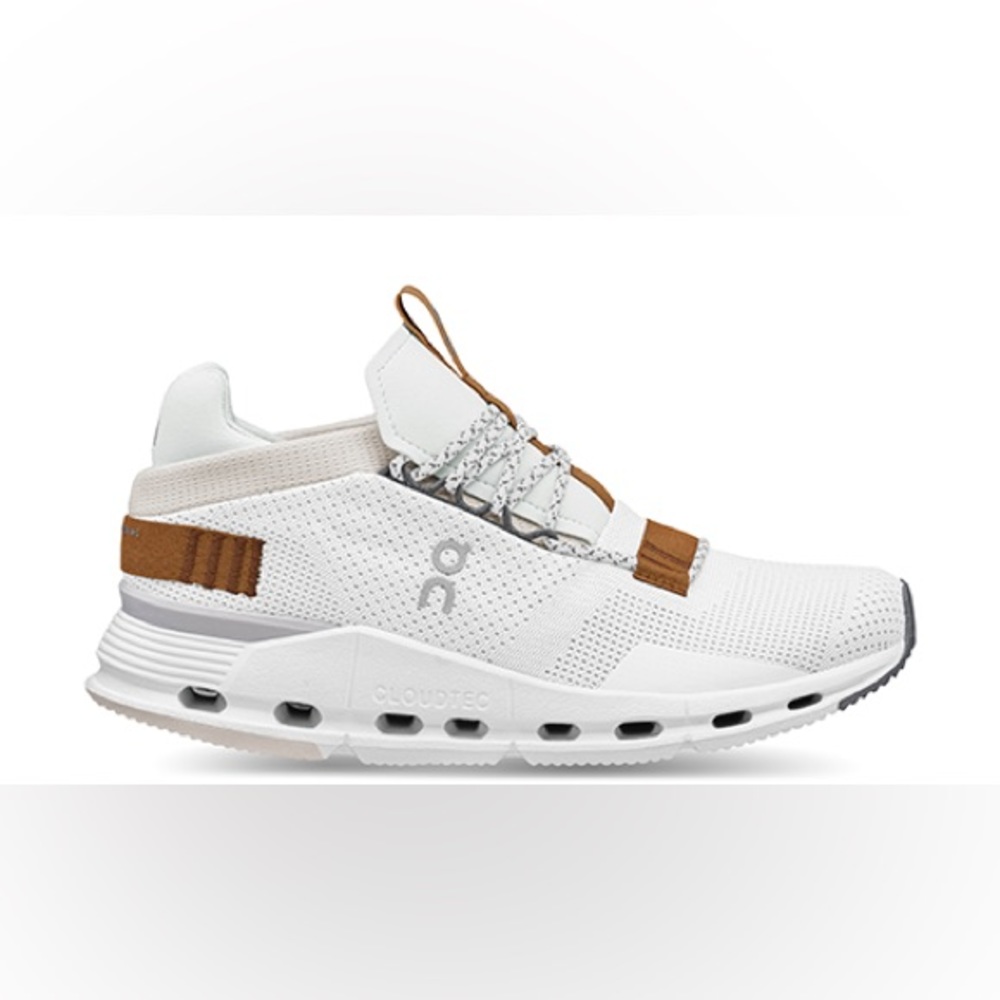 White & Pearl Cloudnova On running shoes